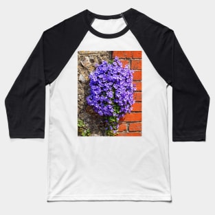 Purple Aubrieta Baseball T-Shirt